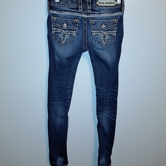 Rock Revival Hana Skinny Stretch Jean size 26 - Picture 16 of 16